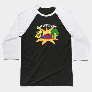 Superfoods Cute Food Veggie Pun Baseball T-Shirt